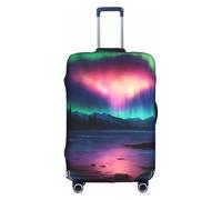 Kfjghhl Dark Northern Lights Washable Luggage Cover Fashion Suitcase Protector Fits 18-32 Inch Travel Luggage Cover