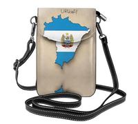 Kfjghhl Flag Map With Uruguay Pattern Small Crossbody Bags For Women Lightweight Vegan Leather Cell Phone Purse Wallet Handbags