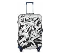 Kfjghhl Graffiti Drawing Washable Luggage Cover Fashion Suitcase Protector Fits 18-32 Inch Travel Luggage Cover