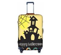 Kfjghhl Halloween Ghost Pumpkin Washable Luggage Cover Fashion Suitcase Protector Fits 18-32 Inch Travel Luggage Cover
