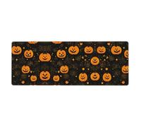 Kfjghhl Halloween Pumpkin Mouse Mat Large Mouse Pad 80x30x0.3cm Mousepad Desk Mat Gaming Mouse Rubber Base Table Pad
