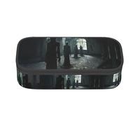 Kfjghhl Haunted Mansions Pencil Case Large Girls Boys Cute Pencil Case Secondary Big Capacity Zipper Compartments
