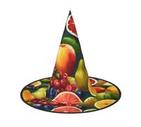 Kfjghhl Healthy Food Halloween Hat Wicked Costumes Adult Unisex Headband Fancy Dress Accessory Christmas Party,Cosplay Magician Costume Outfit Halloween