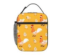 Kfjghhl Insulated Chicken Chick Lunch Bag Women Adult Work Cool Bag Lunch Box Tote Bags School Picnic Travel BBQ