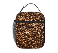 Kfjghhl Insulated Funny Roasted Coffee Beans Lunch Bag Women Adult Work Cool Bag Lunch Box Tote Bags School Picnic Travel BBQ