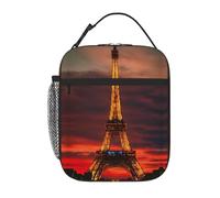 Kfjghhl Insulated Tower Paris Lunch Bag Women Adult Work Cool Bag Lunch Box Tote Bags School Picnic Travel BBQ