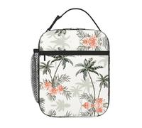 Kfjghhl Insulated Tropical Palm Trees Lunch Bag Women Adult Work Cool Bag Lunch Box Tote Bags School Picnic Travel BBQ