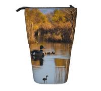 Kfjghhl Loon Nature Bird Pencil Case Girl Large Lightweight Holder Students Adults Boy Presents Kid Stand Up Pencil