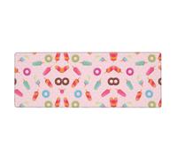 Kfjghhl Many Colored Ice Cream Mouse Mat Large Mouse Pad 80x30x0.3cm Mousepad Desk Mat Gaming Mouse Rubber Base Table Pad