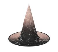 Kfjghhl Marble Color Rose Gold Halloween Hat Wicked Costumes Adult Unisex Headband Fancy Dress Accessory Christmas Party,Cosplay Magician Costume Outfit Halloween