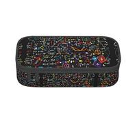 Kfjghhl Math Formula Pencil Case Large Girls Boys Cute Pencil Case Secondary Big Capacity Zipper Compartments