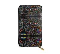 Kfjghhl Math Formula Women's Wallet Large Capacity Ladies Card Phone Holder RFID Blocking Wristlet Leather Her
