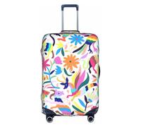 Kfjghhl Mexican Otomi Animals Washable Luggage Cover Fashion Suitcase Protector Fits 18-32 Inch Travel Luggage Cover