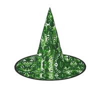 Kfjghhl Monstera Deliciosa Banana Palm Halloween Hat Wicked Costumes Adult Unisex Headband Fancy Dress Accessory Christmas Party,Cosplay Magician Costume Outfit Halloween