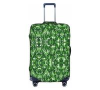 Kfjghhl Monstera Deliciosa Banana Palm Washable Luggage Cover Fashion Suitcase Protector Fits 18-32 Inch Travel Luggage Cover