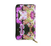 Kfjghhl Orchids Women's Wallet Large Capacity Ladies Card Phone Holder RFID Blocking Wristlet Leather Her