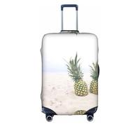 Kfjghhl Pineapples On The Summer Beach Washable Luggage Cover Fashion Suitcase Protector Fits 18-32 Inch Travel Luggage Cover