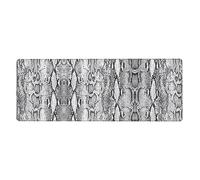 Kfjghhl Snake Skin Black And White Mouse Mat Large Mouse Pad 80x30x0.3cm Mousepad Desk Mat Gaming Mouse Rubber Base Table Pad