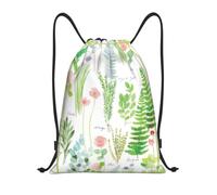 Kfjghhl Springtime Herb Garden Drawstring Backpack Bag Sport Sackpack Bulk Cinch Gym Bag Women Men Children Outdoor Sport