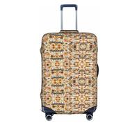 Kfjghhl Starfish Seashell Sandy Beach Theme Washable Luggage Cover Fashion Suitcase Protector Fits 18-32 Inch Travel Luggage Cover