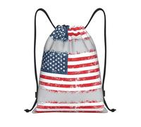 Kfjghhl Stars And Stripes Drawstring Backpack Bag Sport Sackpack Bulk Cinch Gym Bag Women Men Children Outdoor Sport