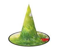 Kfjghhl Summer Floral Flowers Daisies Halloween Hat Wicked Costumes Adult Unisex Headband Fancy Dress Accessory Christmas Party,Cosplay Magician Costume Outfit Halloween