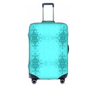 Kfjghhl Teal Blue Washable Luggage Cover Fashion Suitcase Protector Fits 18-32 Inch Travel Luggage Cover