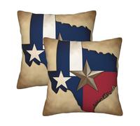 Kfjghhl Texas State Flag Map01 Throw Pillow Covers Decorative Farmhouse Couch Pillow Case 45/50cm Square Cushion Pillcase