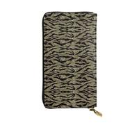 Kfjghhl Tiger Stripe Camo Women's Wallet Large Capacity Ladies Card Phone Holder RFID Blocking Wristlet Leather Her