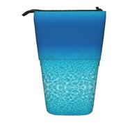Kfjghhl Tranquil Underwater Scenery Pencil Case Girl Large Lightweight Holder Students Adults Boy Presents Kid Stand Up Pencil