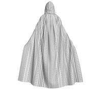 Kfjghhl Unisexboho Triangle Stripes Hooded Cloak Cape Halloween Cosplay Costumes Knight Goth'S Strange Clothes Robe