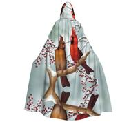 Kfjghhl Unisexcute Birds Hooded Cloak Cape Halloween Cosplay Costumes Knight Goth'S Strange Clothes Robe