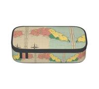 Kfjghhl Vanuatu Geographical Features Pencil Case Large Girls Boys Cute Pencil Case Secondary Big Capacity Zipper Compartments
