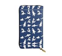 Kfjghhl Various Sea Fish Pattern Women's Wallet Large Capacity Ladies Card Phone Holder RFID Blocking Wristlet Leather Her