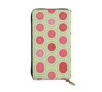 Kfjghhl Watermelon Green Women's Wallet Large Capacity Ladies Card Phone Holder RFID Blocking Wristlet Leather Her