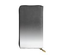 Kfjghhl White to Black Women's Wallet Large Capacity Ladies Card Phone Holder RFID Blocking Wristlet Leather Her