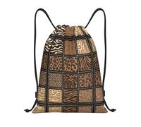 Kfjghhl Wild Zoo Drawstring Backpack Bag Sport Sackpack Bulk Cinch Gym Bag Women Men Children Outdoor Sport