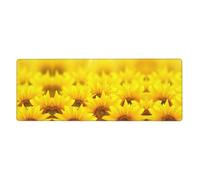 Kfjghhl Yellow Sunflower Mouse Mat Large Mouse Pad 80x30x0.3cm Mousepad Desk Mat Gaming Mouse Rubber Base Table Pad
