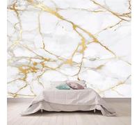 kfjhgbdshhj 3D Wallpaper Golden Thread Marble Pattern Customized 3D Wallpapers Living Room Bedroom Sofa Background Wall,3D,400x280cm