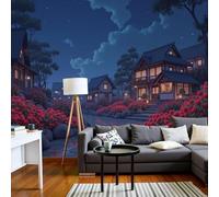 kfjhgbdshhj Wall Mural: A Peaceful Landscape, Photo Wallpaper, Japanese Architecture, Non-Woven wall Mural, 3D Modern, Without Adhesive Backing, Ideal for Living Room Walls, 150cm x 105cm