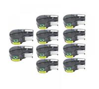 KFJHTWG 5/10 Pack Replacement Label Cartridge Tape For M21-750-427 Compatible With M210 M211 M210-LAB Handheld Wire Labeler(10PC New M21-750-427)