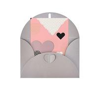 KFLDYOASCBVN Abstract Love Chart Elegant Pearl Paper Holiday Greeting Card For Christmas, Blessing Cardï¼ŒBirthday, Valentine'S Day, And More