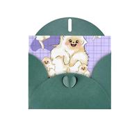 KFLDYOASCBVN Cute Golden Monkey Elegant Pearl Paper Holiday Greeting Card For Christmas, Blessing Cardï¼ŒBirthday, Valentine'S Day, And More