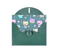 KFLDYOASCBVN Cute Little Fox Elegant Pearl Paper Holiday Greeting Card For Christmas, Blessing Cardï¼ŒBirthday, Valentine'S Day, And More