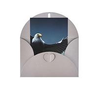 KFLDYOASCBVN Eagle Under The Stars Elegant Pearl Paper Holiday Greeting Card For Christmas, Blessing Cardï¼ŒBirthday, Valentine'S Day, And More