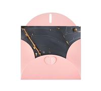 KFLDYOASCBVN Enchanted Plant Leaves Elegant Pearl Paper Holiday Greeting Card For Christmas, Blessing Cardï¼ŒBirthday, Valentine'S Day, And More