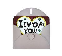 KFLDYOASCBVN Love Confessions Elegant Pearl Paper Holiday Greeting Card For Christmas, Blessing Cardï¼ŒBirthday, Valentine'S Day, And More