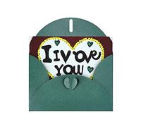 KFLDYOASCBVN Love Confessions Elegant Pearl Paper Holiday Greeting Card For Christmas, Blessing Cardï¼ŒBirthday, Valentine'S Day, And More