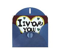 KFLDYOASCBVN Love Confessions Elegant Pearl Paper Holiday Greeting Card For Christmas, Blessing Cardï¼ŒBirthday, Valentine'S Day, And More