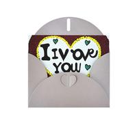 KFLDYOASCBVN Love Confessions Elegant Pearl Paper Holiday Greeting Card For Christmas, Blessing Cardï¼ŒBirthday, Valentine'S Day, And More